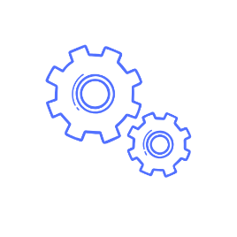 A gear icon.